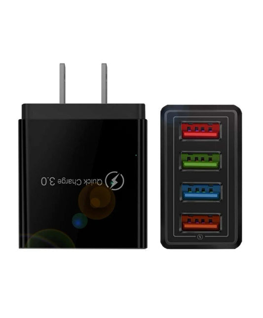 USB Wall 4 Port  Portable Quick Charger