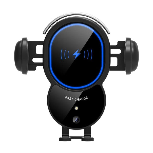 10W Wireless Triangle Mount Automatic Clamping Car Fast Charger